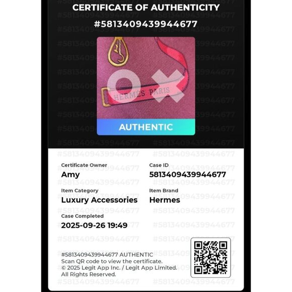 Hermès Petit Main Silk Scarf Carre 90 Red Boxed Authenticated Paris Vintage - Picture 2 of 16